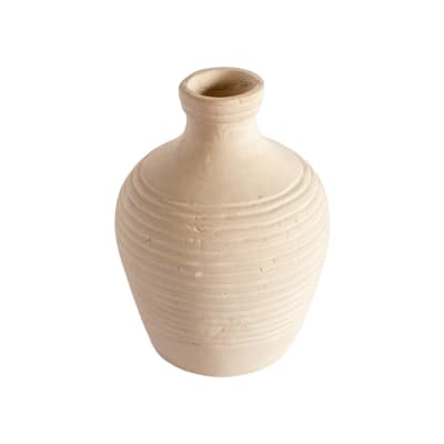 Vase décoratif en papier mâché fait main