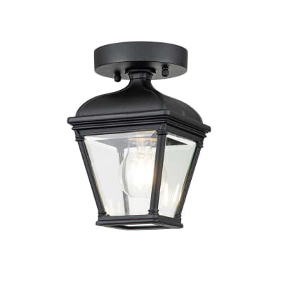 Lanterne de porche Noire h. 22cm