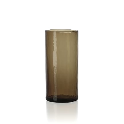 Verre haut verre fumé 7,5x7,5x16cm
