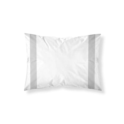 Taie d’oreiller en coton 100 % 200 fils argent 65x65 cm