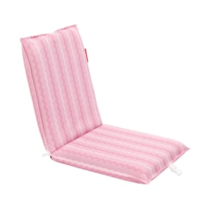 Chaise de Plage Polyester Pliable Rose
