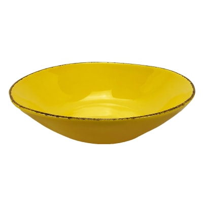 Saladier en céramique jaune