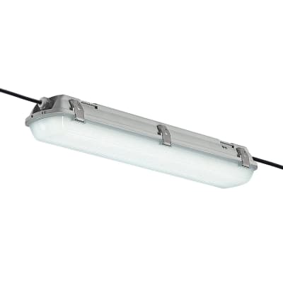 Luminaires apparents à vasque en plastique blanc