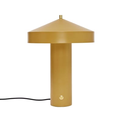 Lampe de table d’intérieur jaune en métal 30×41 cm