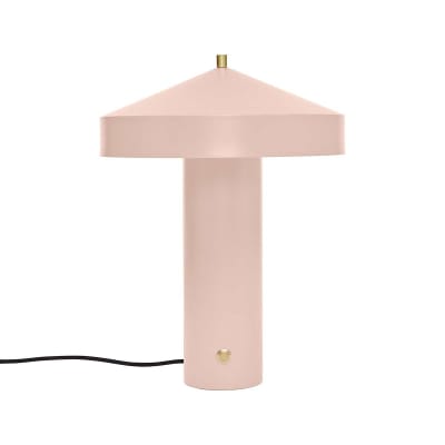 Lampe de table d’intérieur rose en métal 30×41 cm