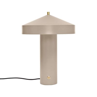 Lampe de table d’intérieur grise en métal 30×41 cm
