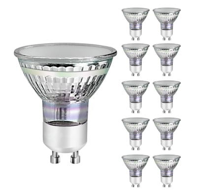 Aldona - ampoule led en verre, transparent, l 5 cm, gu10