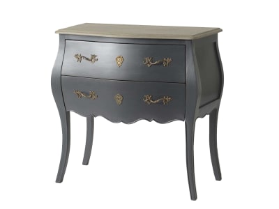 Commode murano céleste 2 tiroirs - amadeus