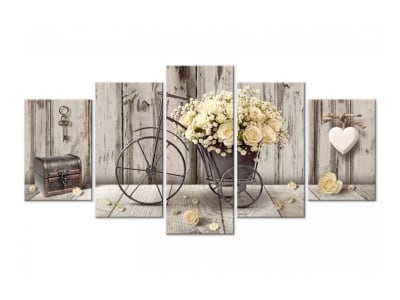 Tableau vintage secret bouquet - artgeist