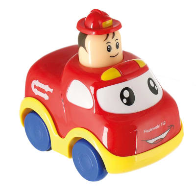 Jeu d'imitation voiture à friction camion de pompiers, rouge
