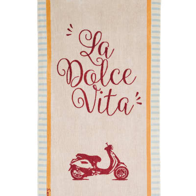 Serviette de plage velours 100x180 cm terre brulée
