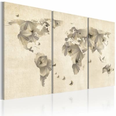 Tableau atlas des papillons 120 x 80 cm