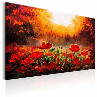 Tableau prairie secrète 120 x 80 cm