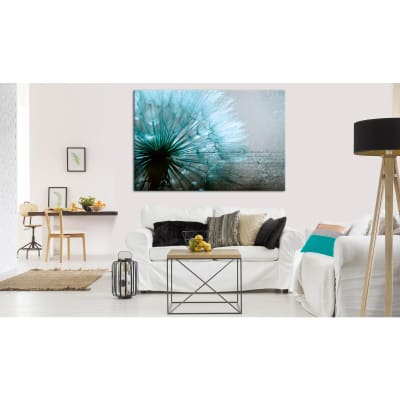 Tableau douceur bleue 120 x 80 cm