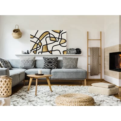 Tableau golden spiral wide 120 x 80 cm