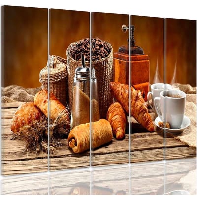 Tableau petit-dejeuner english 250 x 120 cm