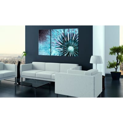 Tableau toucher bleu 120 x 80 cm