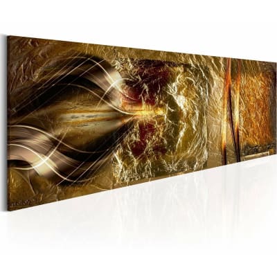 Tableau empire de l'or 120 x 40 cm
