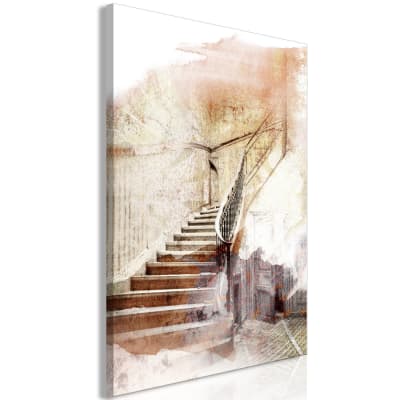 Tableau secret stairs vertical 80 x 120 cm