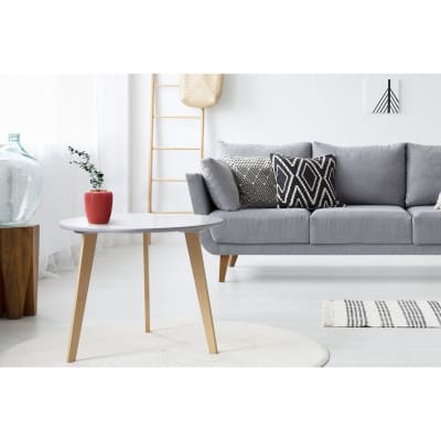 Vase rond en fer art déco