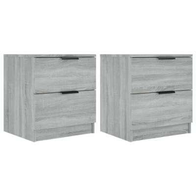 Tables de chevet bois transformé gris  45 x 39 x 50 cm