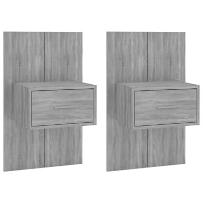 Tables de chevet  gris  48,5 x 32,5 x 80 cm