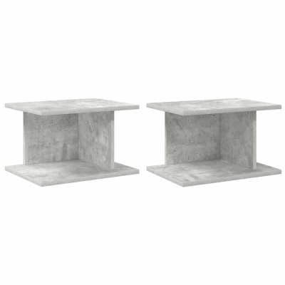 Tables de chevet bois transformé gris  40 x 30 x 25 cm