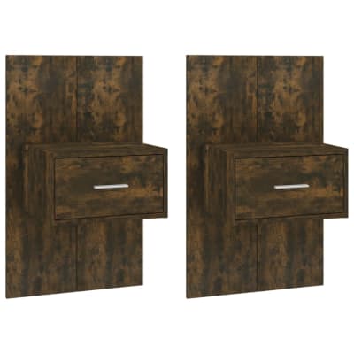 Tables de chevet  pacane marron  48,5 x 32,5 x 80 cm