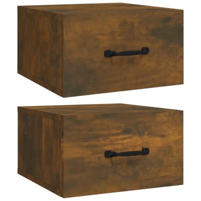 Tables de chevet  pacane marron  35 x 35 x 20 cm