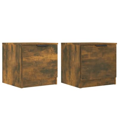 Tables de chevet  pacane marron  40 x 39 x 40 cm