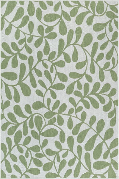 Tapis extérieur intérieur tropical, vert, 120 x 170 cm