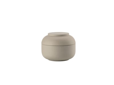 Pot argile taupe