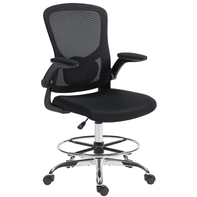 Chaise bureau ergonomique support lombaire 4D maille noir