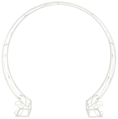 Arco de jardín en fer, blanc antique
