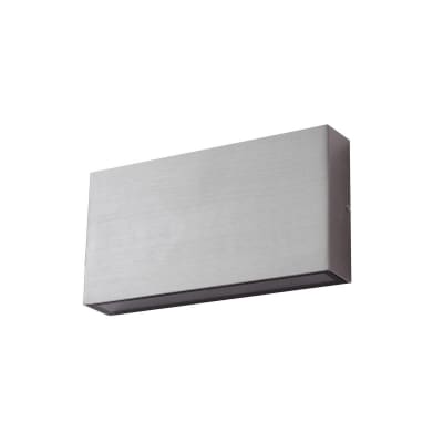 Applique extérieure en aluminium argent