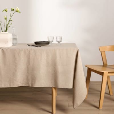 Nappe 100% lin coloris lin 150 x 260 cm