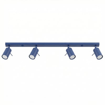 Plafonniers acier outremer h 16 cm