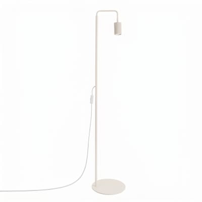 Lampadaires aluminium beige h 160 cm