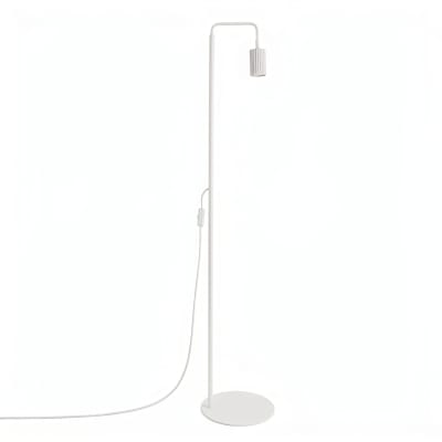 Lampadaires aluminium blanc h 160 cm