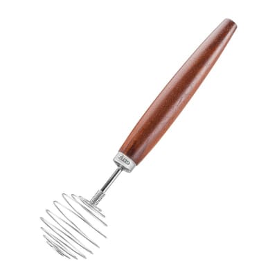 Fouet danois en bois de noyer et inox
