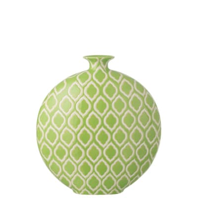 Vase en porcelaine vert 40x17x43 cm