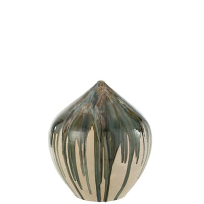 Vase peint en céramique 40x40x45 cm