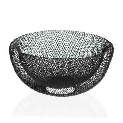 Coupe à fruits en fer noir