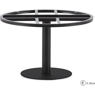Pied de table rond en métal