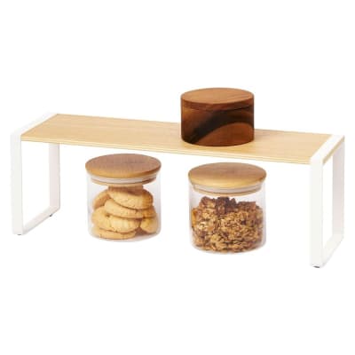Rangement cuisine bois bois clair 12x40