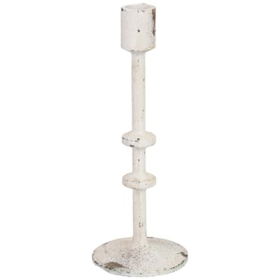 Chandelier en métal blanc 9x9x23 cm