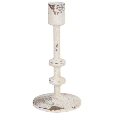 Chandelier en métal blanc 9x9x18 cm