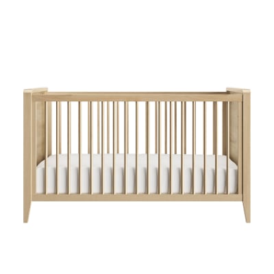 Lit bébé évolutif effet bois de effet bois chêne 70cm x 140cm