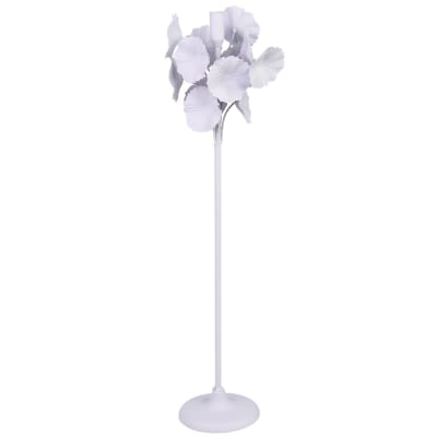Chandelier en métal blanc 18x18x69 cm