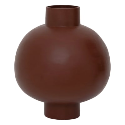 Pot en céramique rouge ø 34 * 40  cm